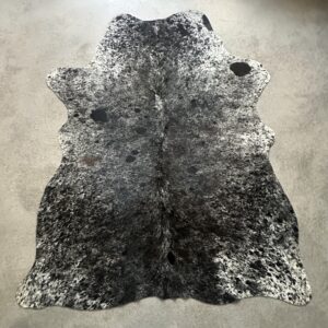 Kleines Kuhfell Teppich Salt and Pepper Detailansicht