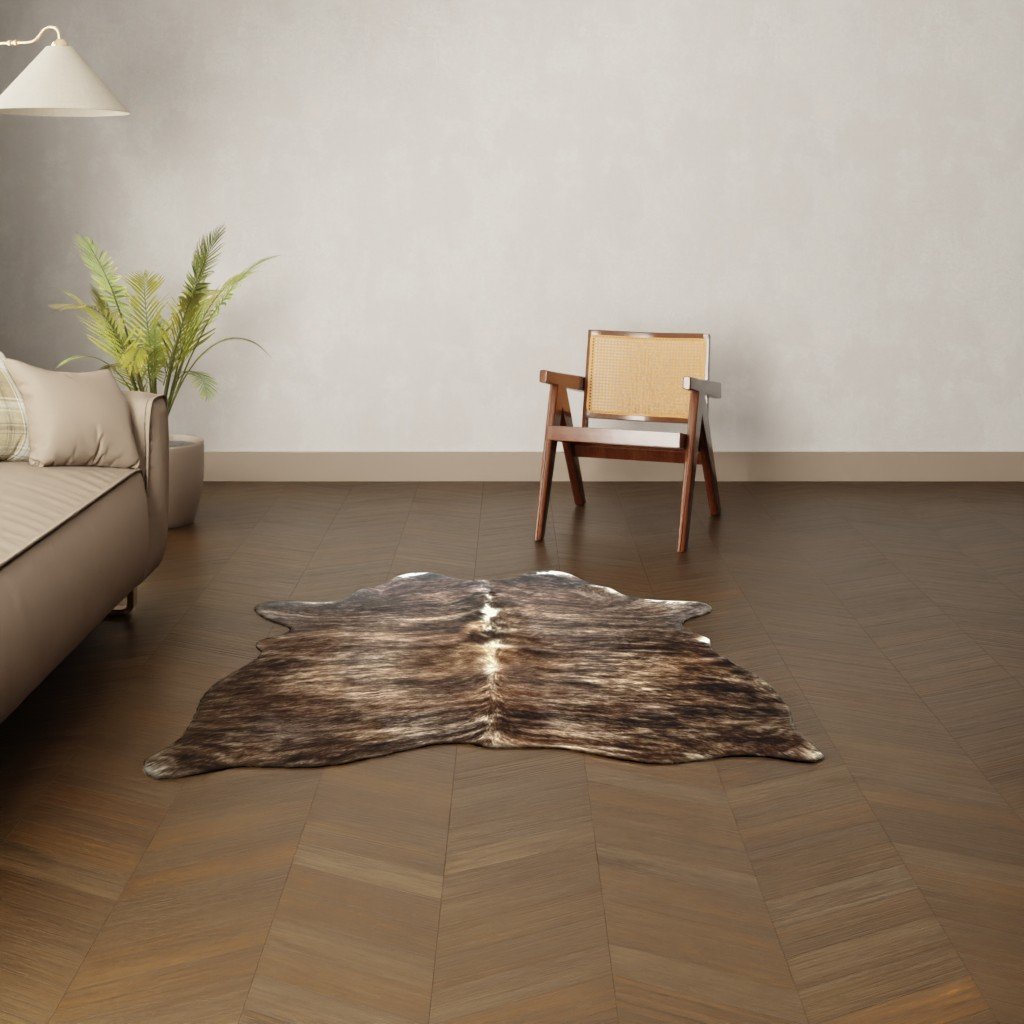 Mini-Kuhfell brindle 170x140 cm.