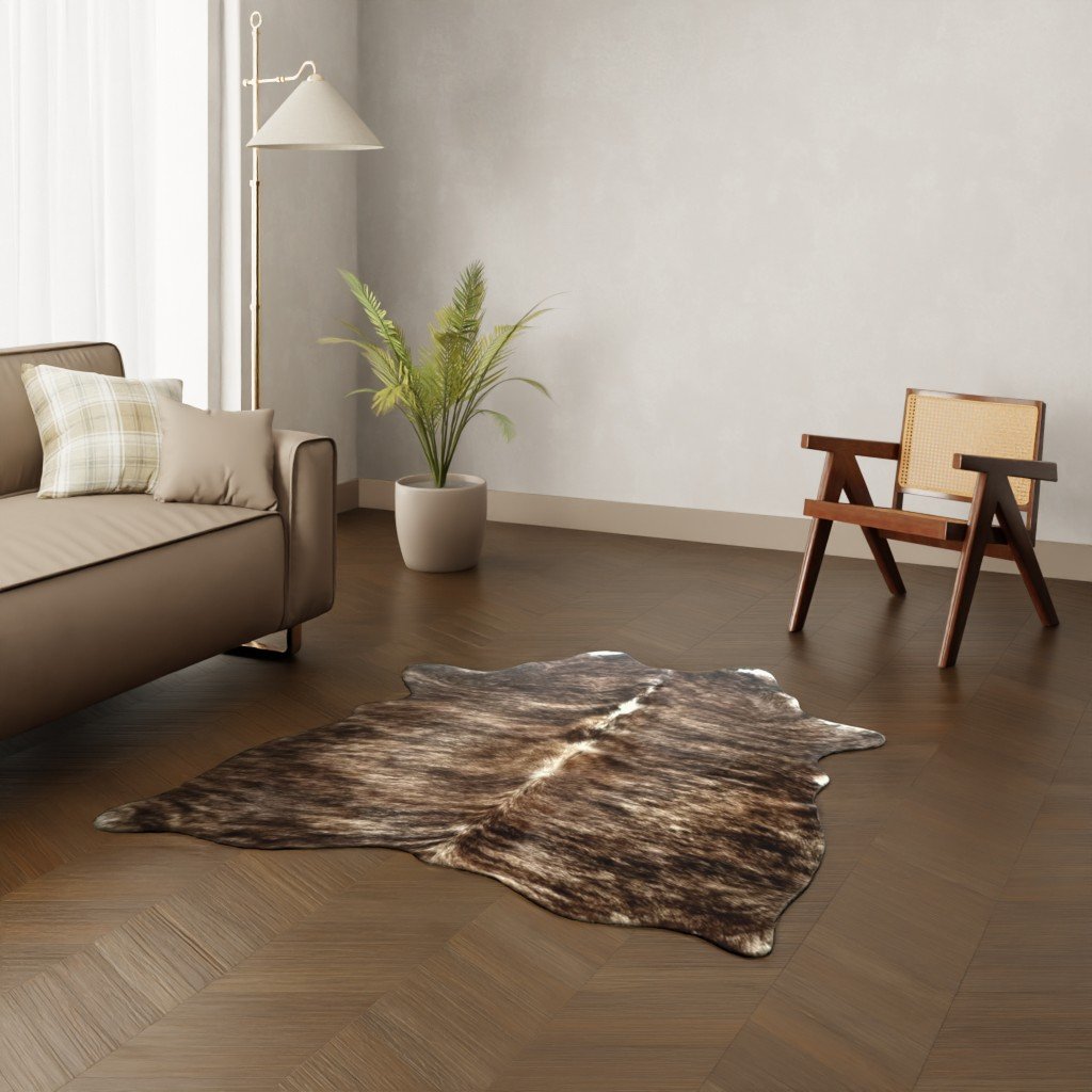 Mini-Kuhfell brindle 170x140 cm.