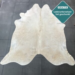 Kuhfell Teppich camel Detailansicht natürliche Zeichnung