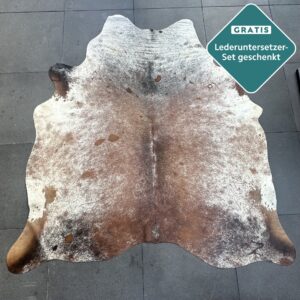 Kuhfell-Teppich Salt and Pepper 200x180 cm.