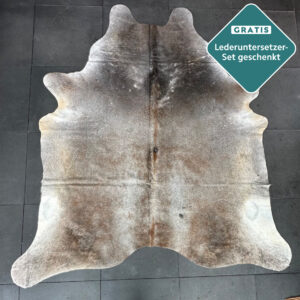 extra großes Kuhfell beige hellbraun camel Boden