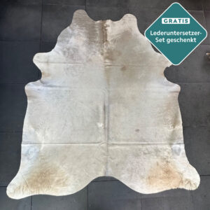 extra großes Kuhfell Creme Boden