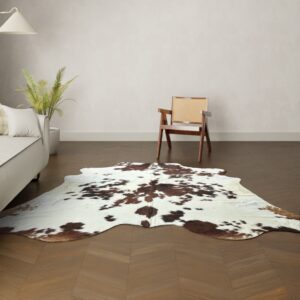 Kuhfell-Teppich Tricolor 260x240 cm. KOLOSSAL