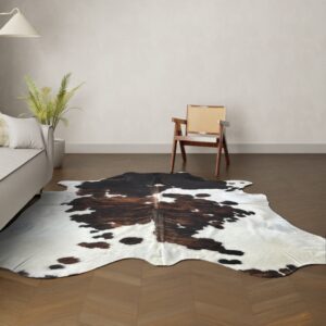 Kuhfell-Teppich Tricolor 270x220 cm. KOLOSSAL