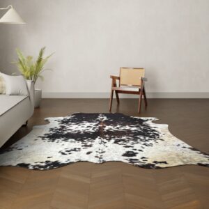 Kuhfell-Teppich Tricolor 260x240 cm. KOLOSSAL
