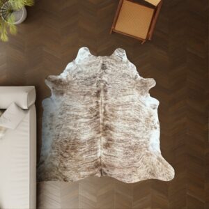 Kuhfell-Teppich brindle 230x210 cm.