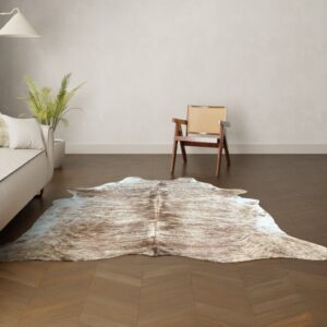 Kuhfell-Teppich brindle 230x210 cm.
