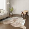 Kuhfell-Teppich brindle 230x210 cm.