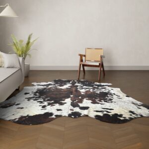 Kuhfell-Teppich Tricolor 280x250 cm. KOLOSSAL / LANGHAAR