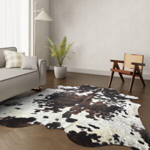 Kuhfell-Teppich Tricolor 280x250 cm. KOLOSSAL / LANGHAAR