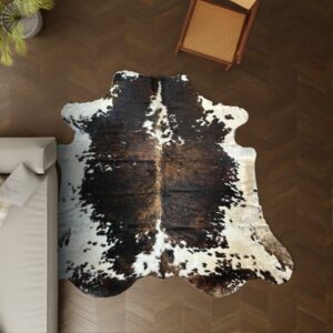 Kuhfell-Teppich Tricolor 260x240 cm. KOLOSSAL