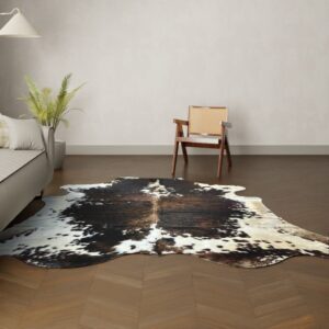 Kuhfell-Teppich Tricolor 260x240 cm. KOLOSSAL