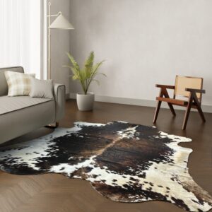 Kuhfell-Teppich Tricolor 260x240 cm. KOLOSSAL