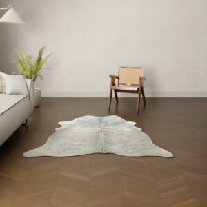 Mini-Kuhfell grau 170x140 cm.