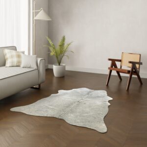 Mini-Kuhfell grau 170x140 cm.