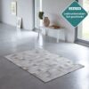 Patchwork Kuhfell Teppich grau 180x120 cm