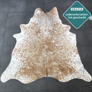 Kuhfell Teppich Salt and Pepper Detailansicht natürliche Zeichnung