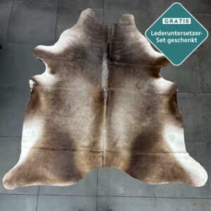 großes Kuhfell camel Teppich