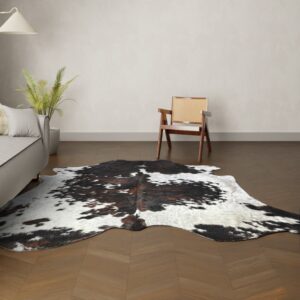 Kuhfell-Teppich Tricolor 270x230 cm. KOLOSSAL