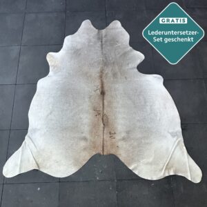 Kuhfell Teppich grau Detailansicht natürliche Zeichnung