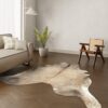 Kuhfell-Teppich kupfer 240x210 cm. XL-EXTRA