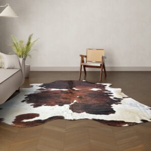 Kuhfell-Teppich Tricolor 280x250 cm. KOLOSSAL