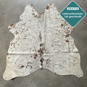 Kleines Kuhfell Teppich Salt and Pepper Detailansicht