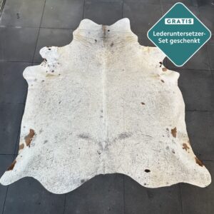 Kuhfell Teppich Salt and Pepper Detailansicht natürliche Zeichnung