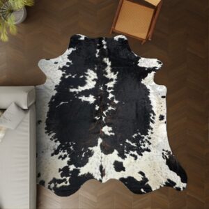 Kuhfell-Teppich Tricolor 270x230 cm. KOLOSSAL