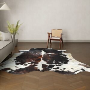 Kuhfell-Teppich Tricolor 260x240 cm. KOLOSSAL