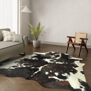 Kuhfell-Teppich Tricolor 260x240 cm. KOLOSSAL