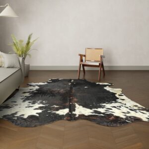 Kuhfell-Teppich Tricolor 270x230 cm. KOLOSSAL