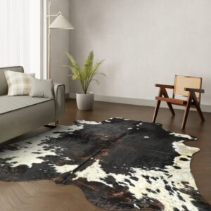 Kuhfell-Teppich Tricolor 270x230 cm. KOLOSSAL