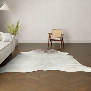 Kuhfell-Teppich Creme 240x230 cm. XL-EXTRA