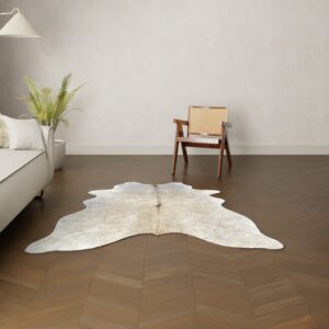 Mini-Kuhfell grau 180x150 cm.