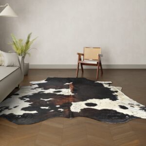 Kuhfell-Teppich Tricolor 270x230 cm. KOLOSSAL