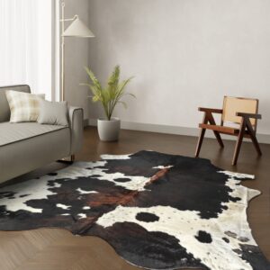 Kuhfell-Teppich Tricolor 270x230 cm. KOLOSSAL