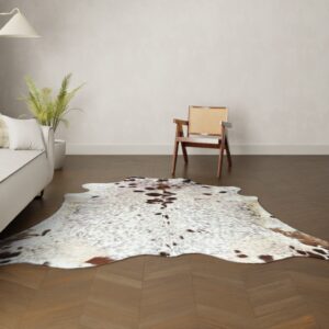 Kuhfell-Teppich Tricolor 240x200 cm. XL-EXTRA