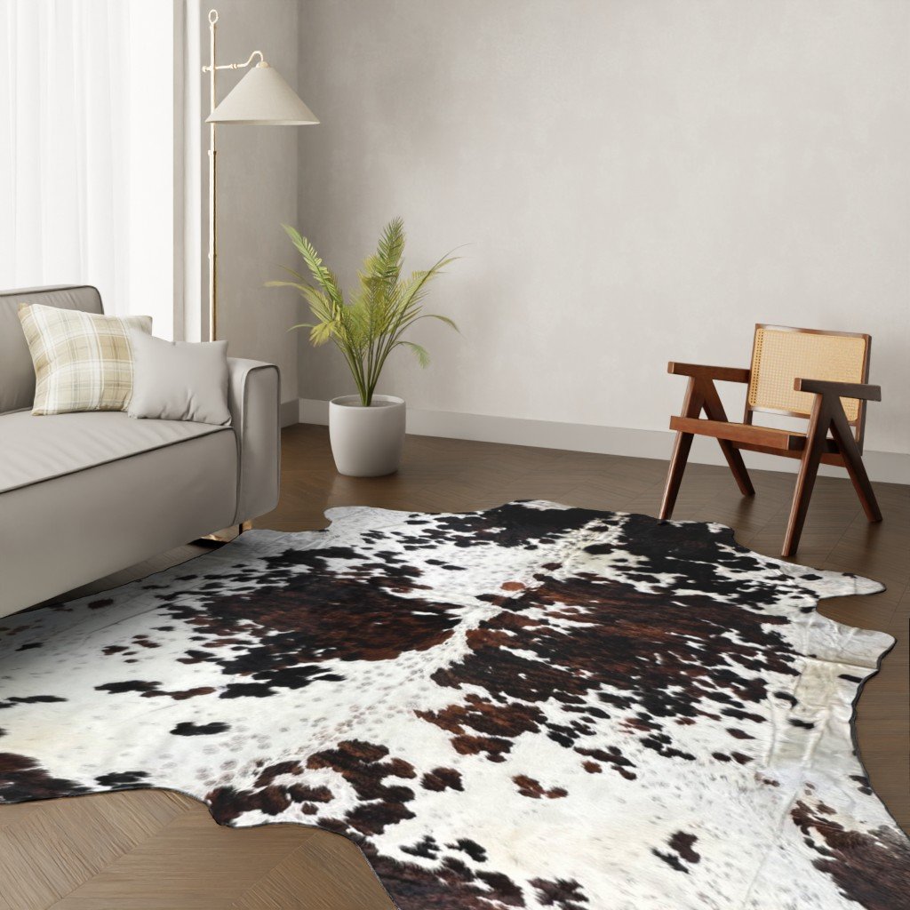 Kuhfell-Teppich Tricolor 300x250 cm. KOLOSSAL