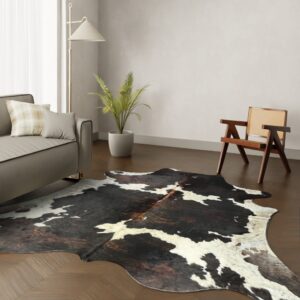 Kuhfell-Teppich Tricolor 270x220 cm. KOLOSSAL