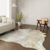 Kuhfell-Teppich Cognac 240x220 cm. XL-EXTRA / LANGHAAR