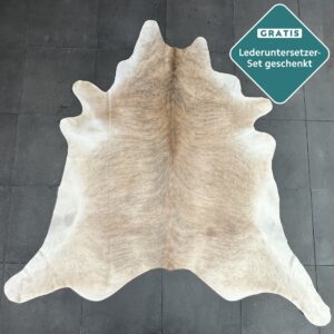 Kuhfell Teppich camel Detailansicht natürliche Zeichnung